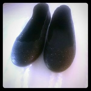 Girls eyelet flats